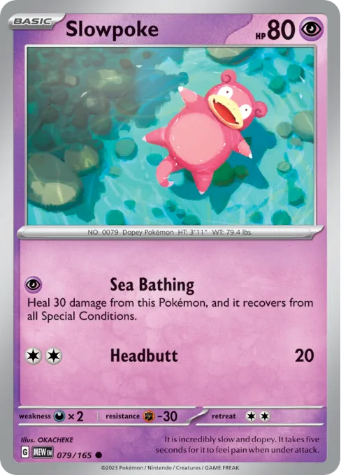 Slowpoke - Reverse Holo