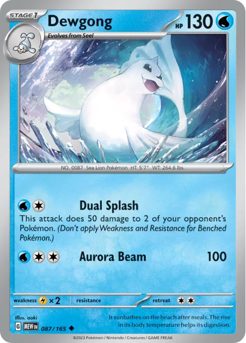 Dewgong - Reverse Holo