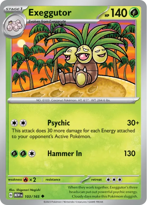 Exeggutor - Reverse Holo