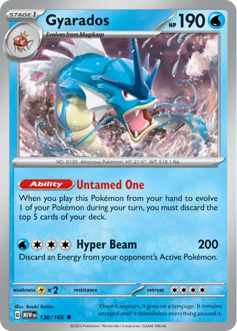 Gyarados - Reverse Holo
