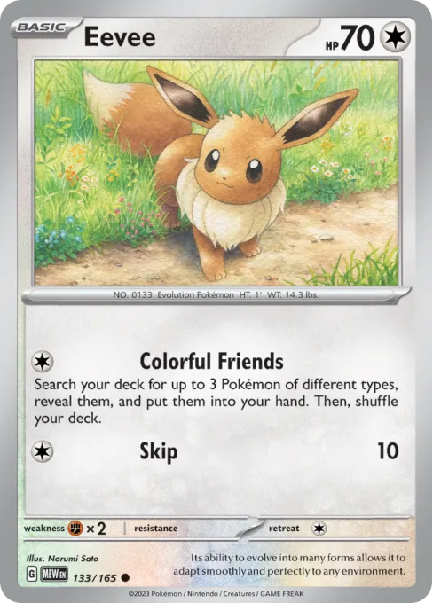 Eevee - Reverse Holo