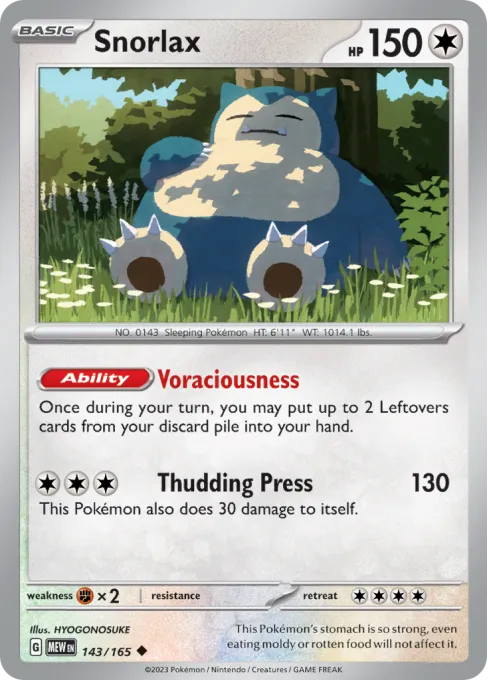 Snorlax - Reverse Holo