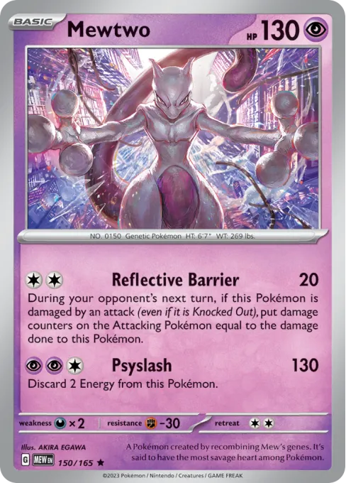 Mewtwo - Reverse Holo