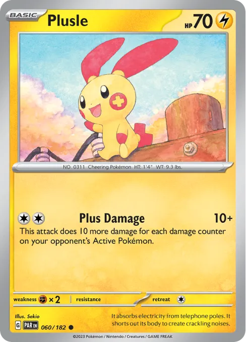 Plusle - Reverse Holo