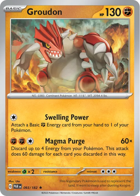 Groudon - Reverse Holo