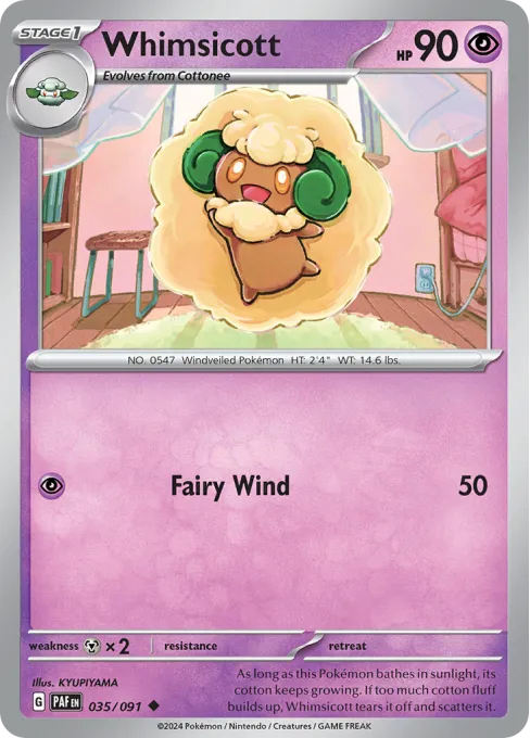 Whimsicott - Reverse Holo