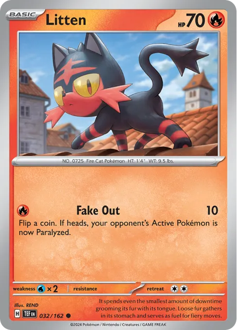 Litten - Reverse Holo