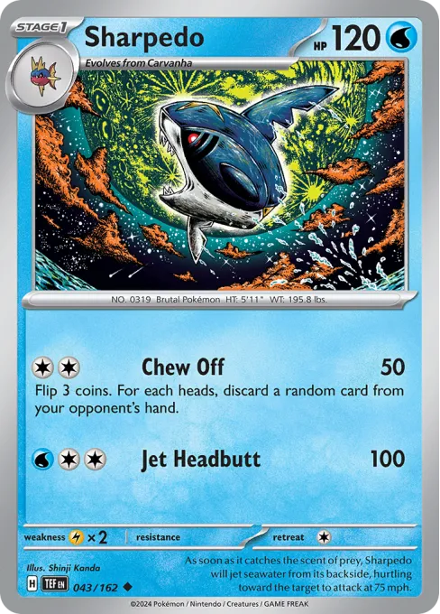 Sharpedo - Reverse Holo