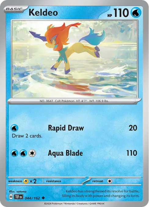 Keldeo - Reverse Holo