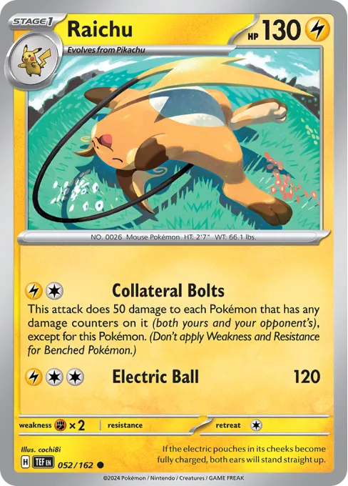 Raichu - Reverse Holo