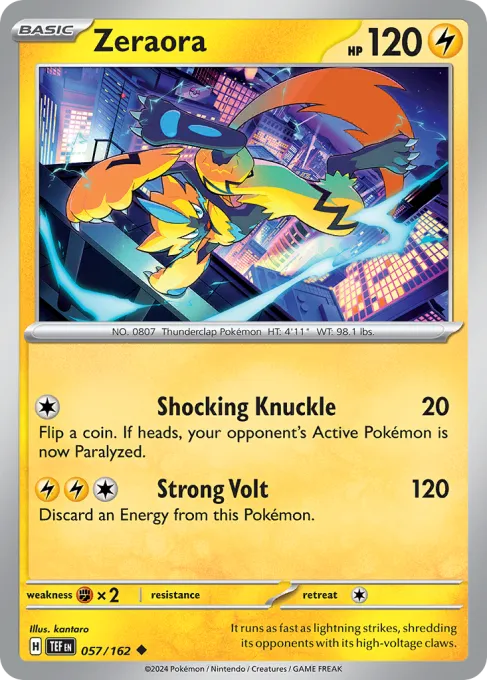 Zeraora - Reverse Holo
