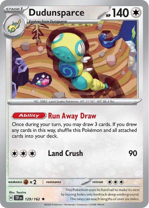 Dudunsparce - Reverse Holo