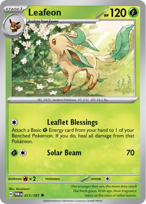 Leafeon - Reverse Holo