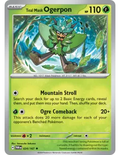 Teal Mask Ogerpon - Reverse Holo