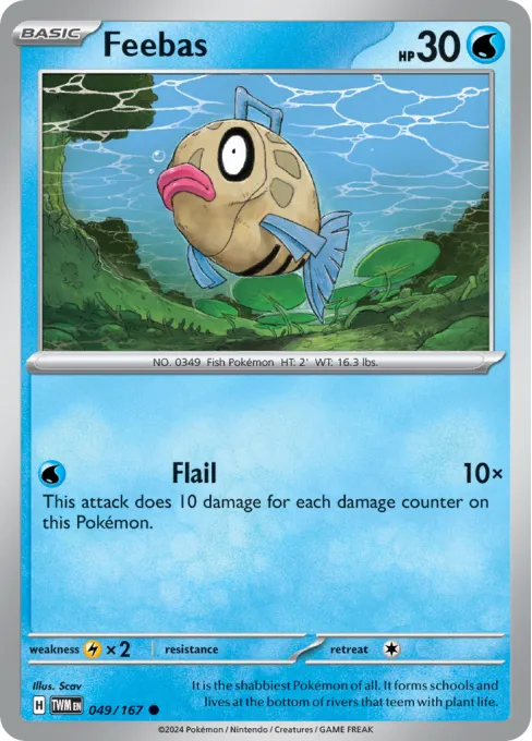 Feebas - Reverse Holo
