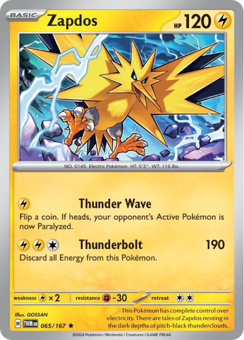 Zapdos - Reverse Holo