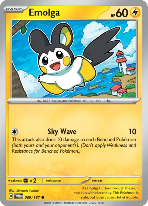 Emolga - Reverse Holo