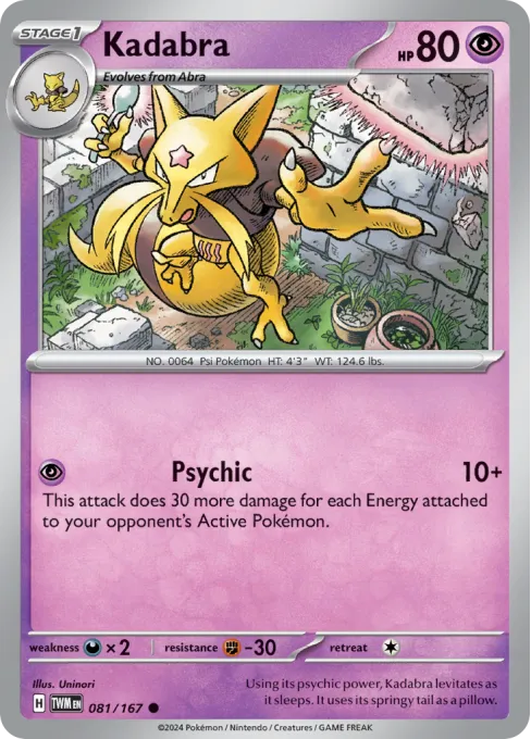 Kadabra - Reverse Holo