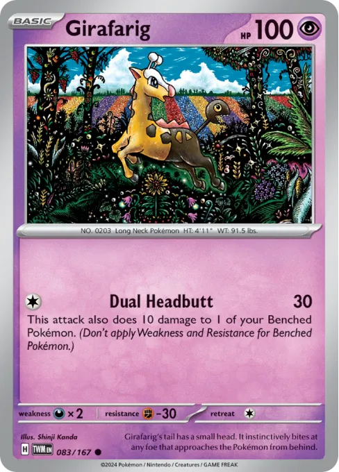Girafarig - Reverse Holo