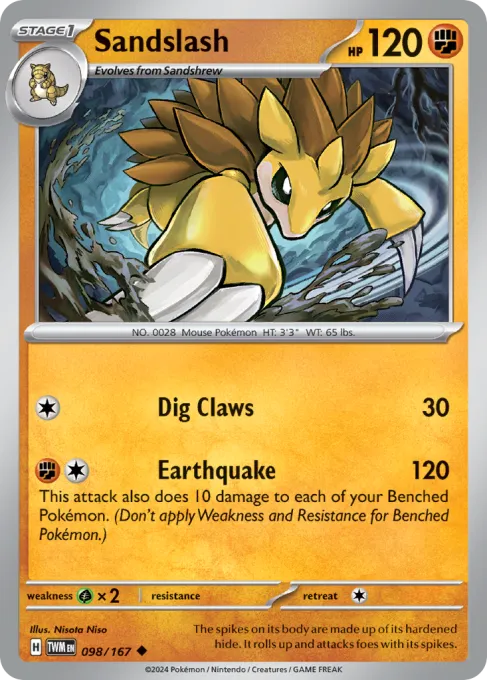 Sandslash - Reverse Holo