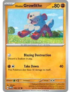 Hisuian Growlithe - Reverse Holo