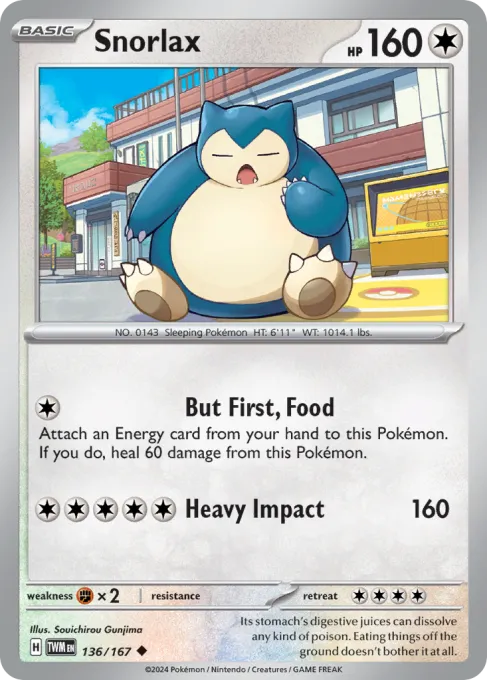 Snorlax - Reverse Holo