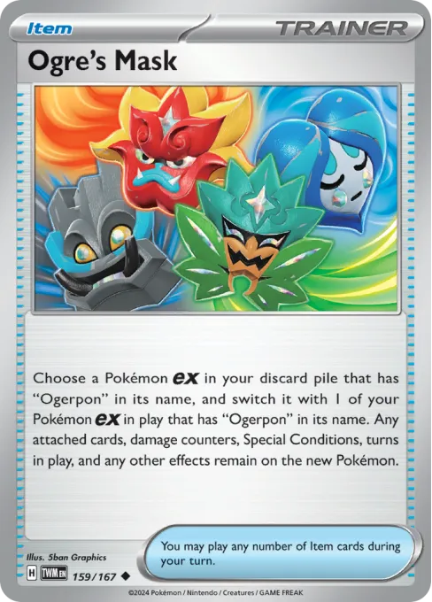 Ogre's Mask - Reverse Holo