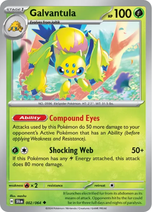 Galvantula - Reverse Holo