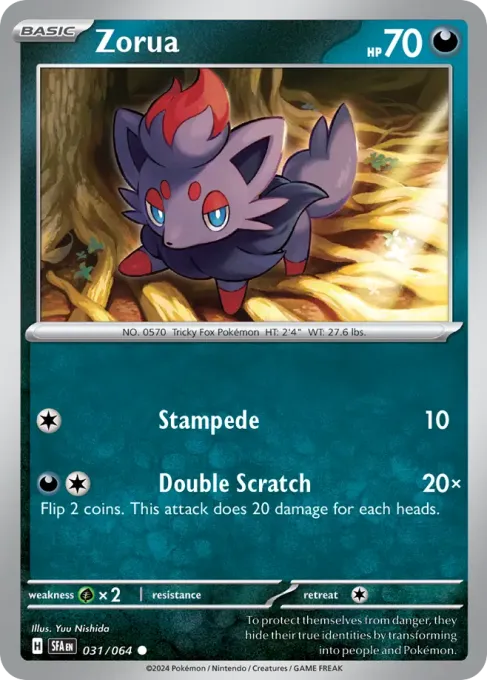 Zorua - Reverse Holo
