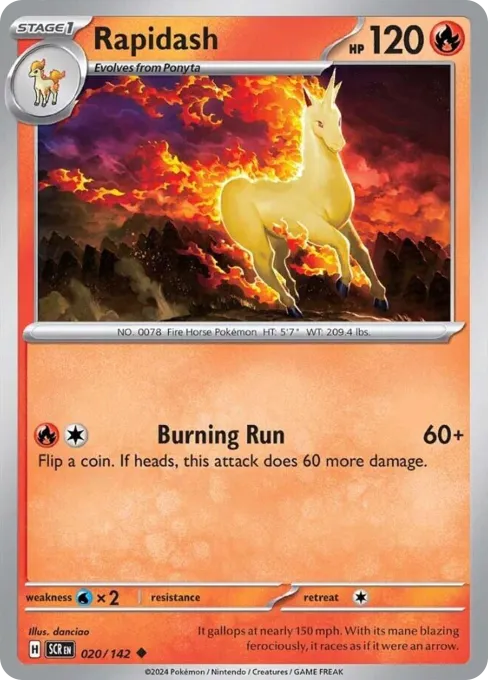 Rapidash - Reverse Holo