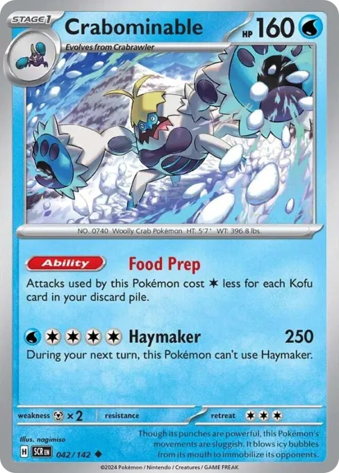Crabominable - Reverse Holo