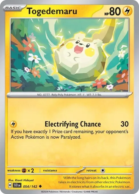 Togedemaru - Reverse Holo