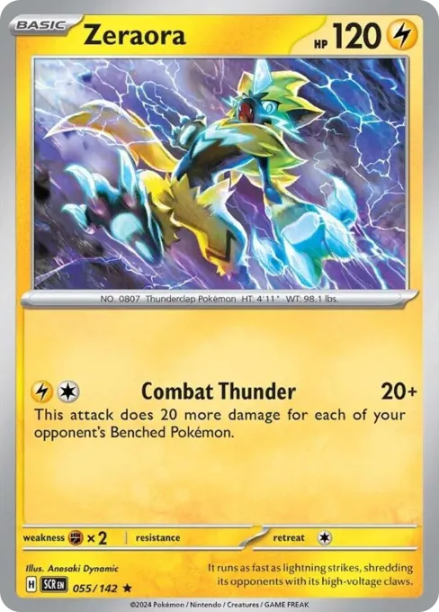Zeraora - Reverse Holo