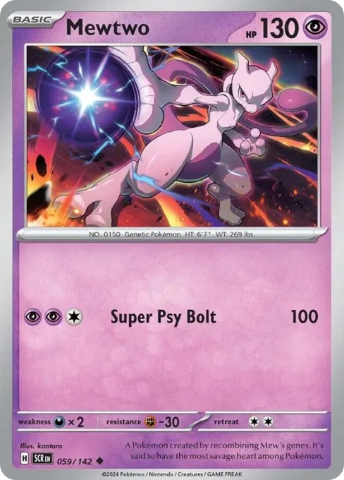 Mewtwo - Reverse Holo