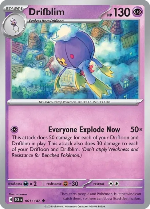 Drifblim - Reverse Holo