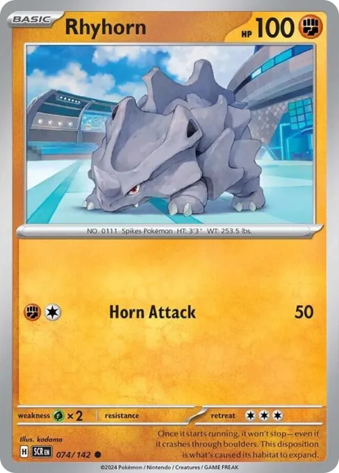 Rhyhorn - Reverse Holo