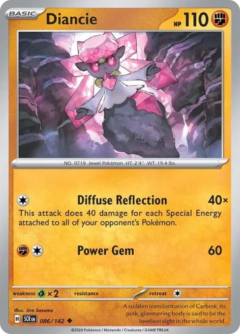 Diancie - Reverse Holo