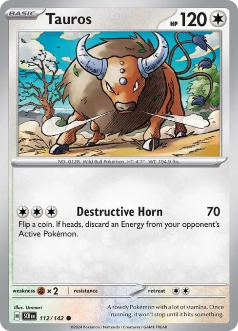 Tauros - Reverse Holo
