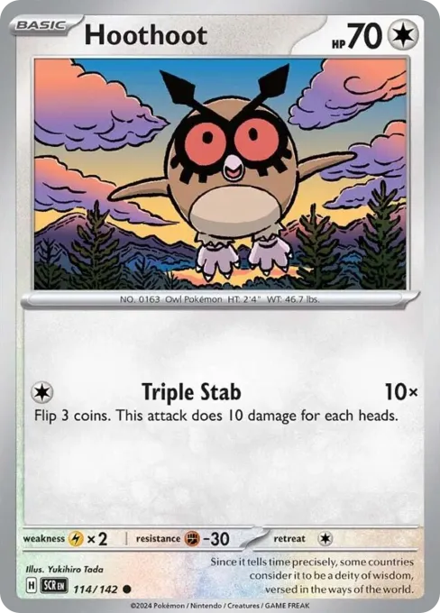 Hoothoot - Reverse Holo