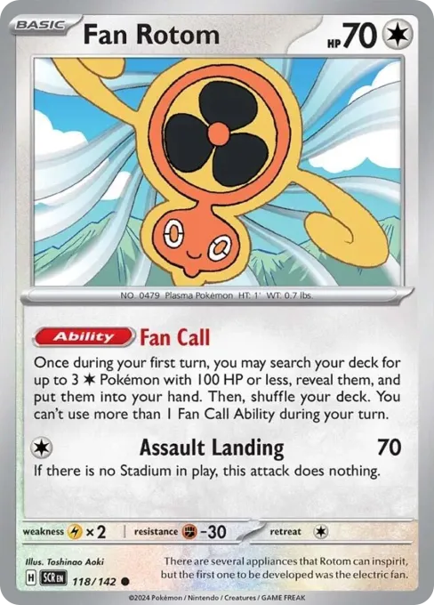 Fan Rotom - Reverse Holo