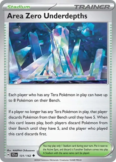 Area Zero Underdepths - Reverse Holo