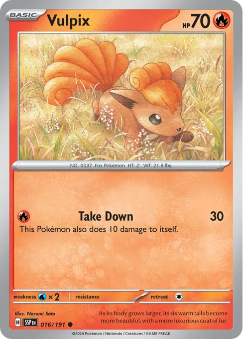 Vulpix - Reverse Holo