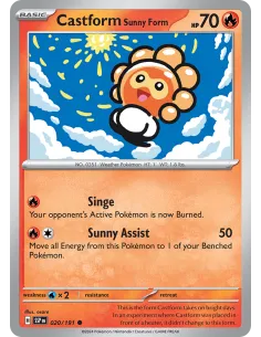 Castform Sunny Form - Reverse Holo
