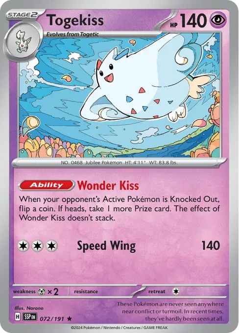 Togekiss - Reverse Holo