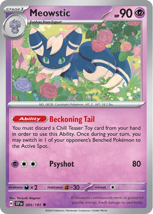 Meowstic - Reverse Holo