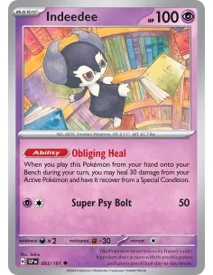 Indeedee - Reverse Holo