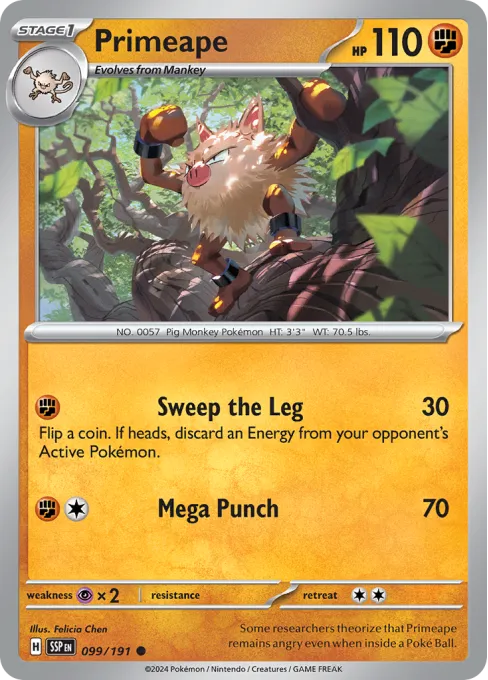 Primeape - Reverse Holo