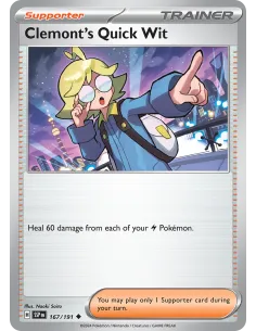 Clemont's Quick Wit - Reverse Holo