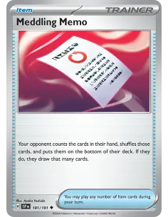 Meddling Memo - Reverse Holo