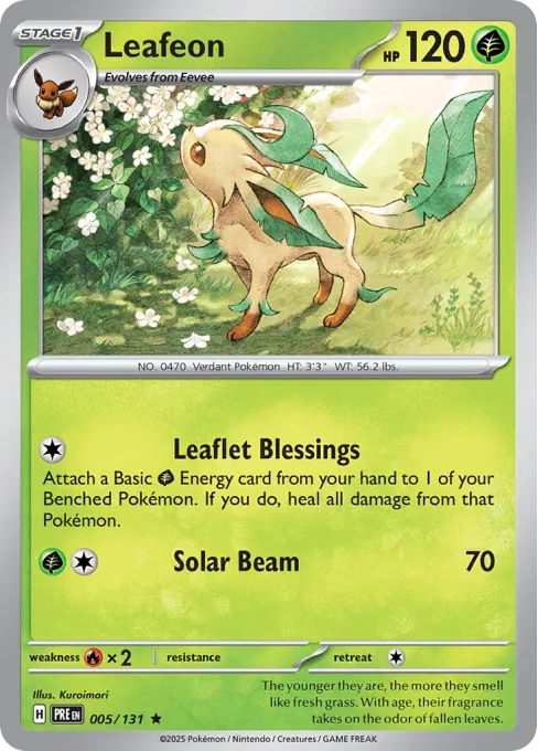 Leafeon - Reverse Holo